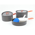 Lightweight Fire Maple FEAST 3 Foldable Camping Cookware Set with Non-Stick Fry Pan1