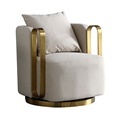 Modern Velvet Upholstered Dining Chair with Metal Frame1