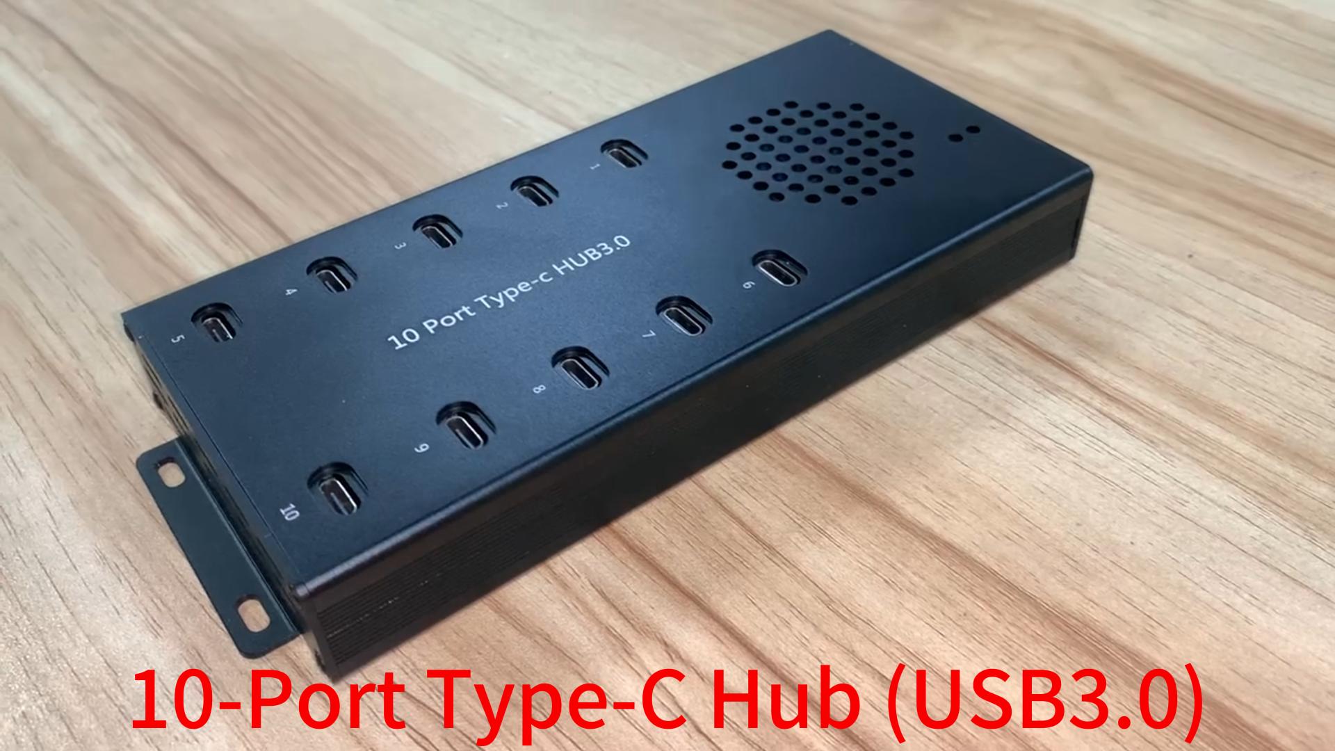 Hub de 10 portas tipo C (USB3.0)