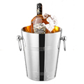 European Style Large Stainless Steel Ice Bucket with Elegant Handles for Home Bar Use - Perfect for Chilling Champagne1