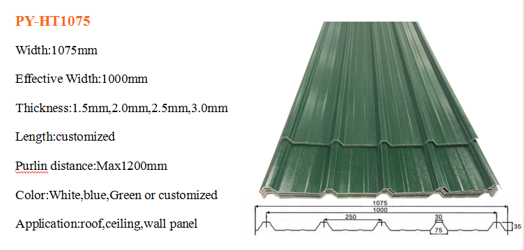 Trapezoidal Roof Tiles Teja de PVC Roof Sheet Heat Insulation Anti-corrosive Roof Tiles