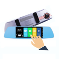 7 Inch Touch Screen Starlight Night Vision Rearview Mirror Camera with Dual Lens 1080P HD for Russia1