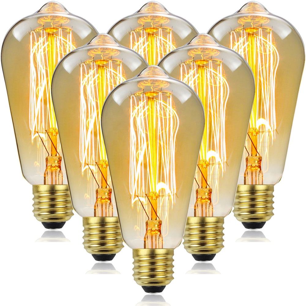 GL153 Vintage ST64 40W E27 Edison Light Lamp