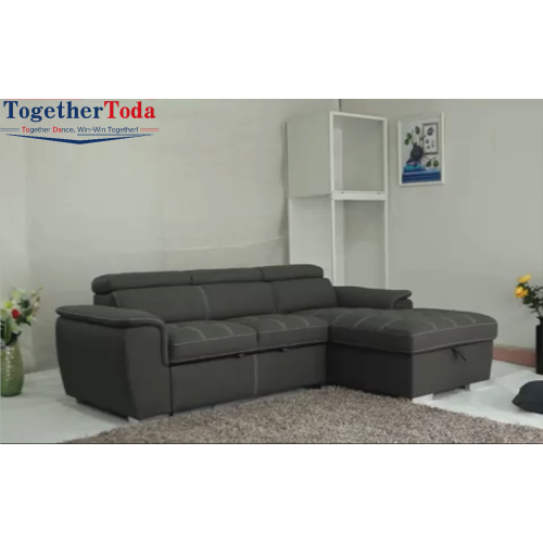 Pull-out storage sofa