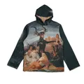 OEM υπερμεγέθη έθιμο μόδας Custom Streetwear Tapestry φούτερ κουβέρτα Pullover Woven Tapestry Hoodie1