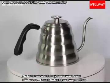 Pour Over Coffee Kettle with Thermometer