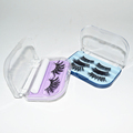 Custom Transparent PCR Empty Eyelash Case with Eyeliner Label Plastic Cosmetic Packaging1