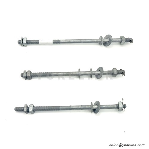 Bolt Bolt Bolt 5/8 inci Galvanized untuk Perkakasan Poleline
