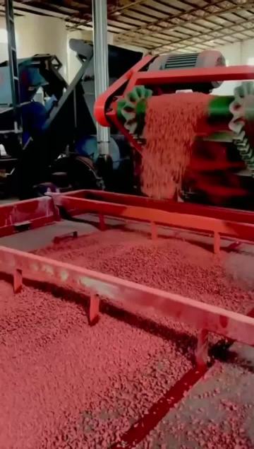 Rubber granule production 1