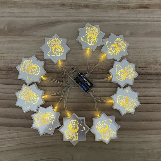 Eid Mubarak Luces de cuerda para celebraciones y decoración del Ramadán