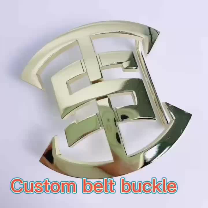 Custom logo belt buckle