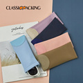 Custom Logo PU Leather Travel Squeeze Top Sunglass Case1