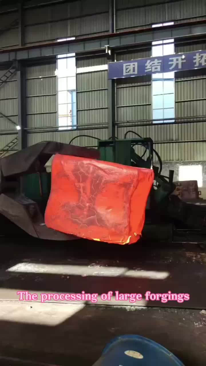 Processing of large forgings