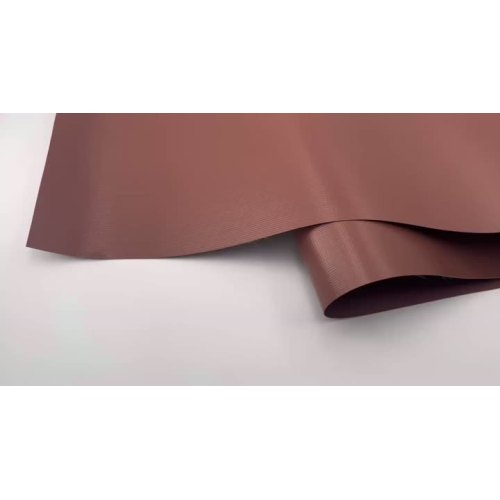 Lona pesada de PVC color café de 500 g/m2