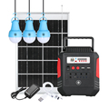 Solar Energy Light Kit Home Radio FM Notfall -Taschenlampe Tragbares Solargenerator -Beleuchtungssystem mit 3 LED -Glühbirnen1