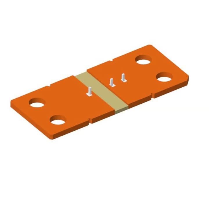50 µΩ HYCS8536L050F3P0 Resistor de derivação do tipo pino