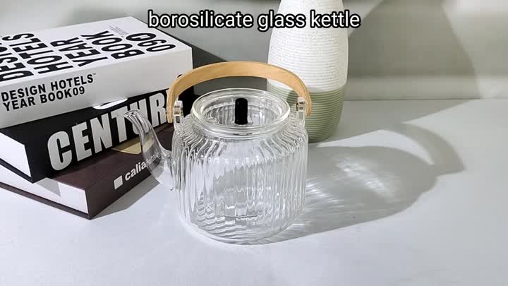 Glas Teekanne