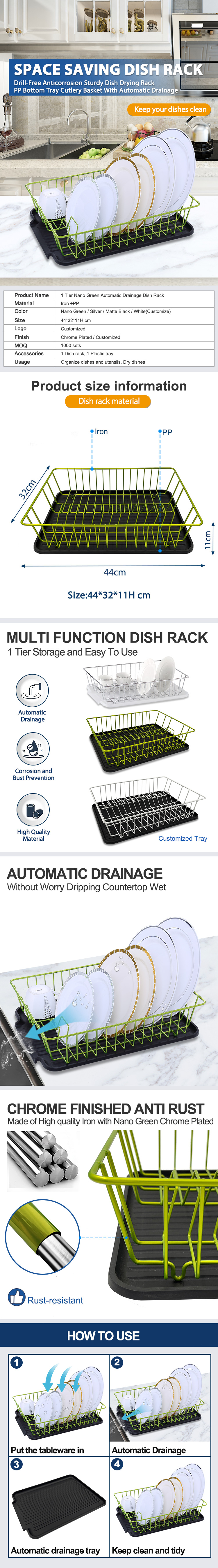 dish drying rack kitchen