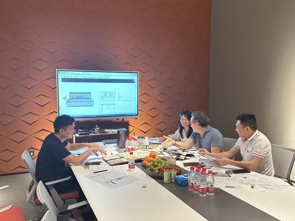 Meeting with customers