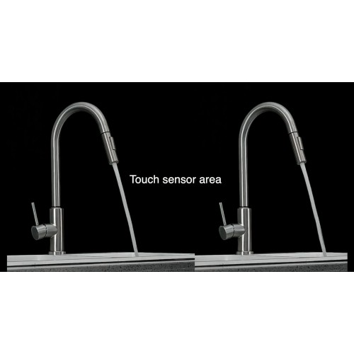 Touch sensor kitchen faucet