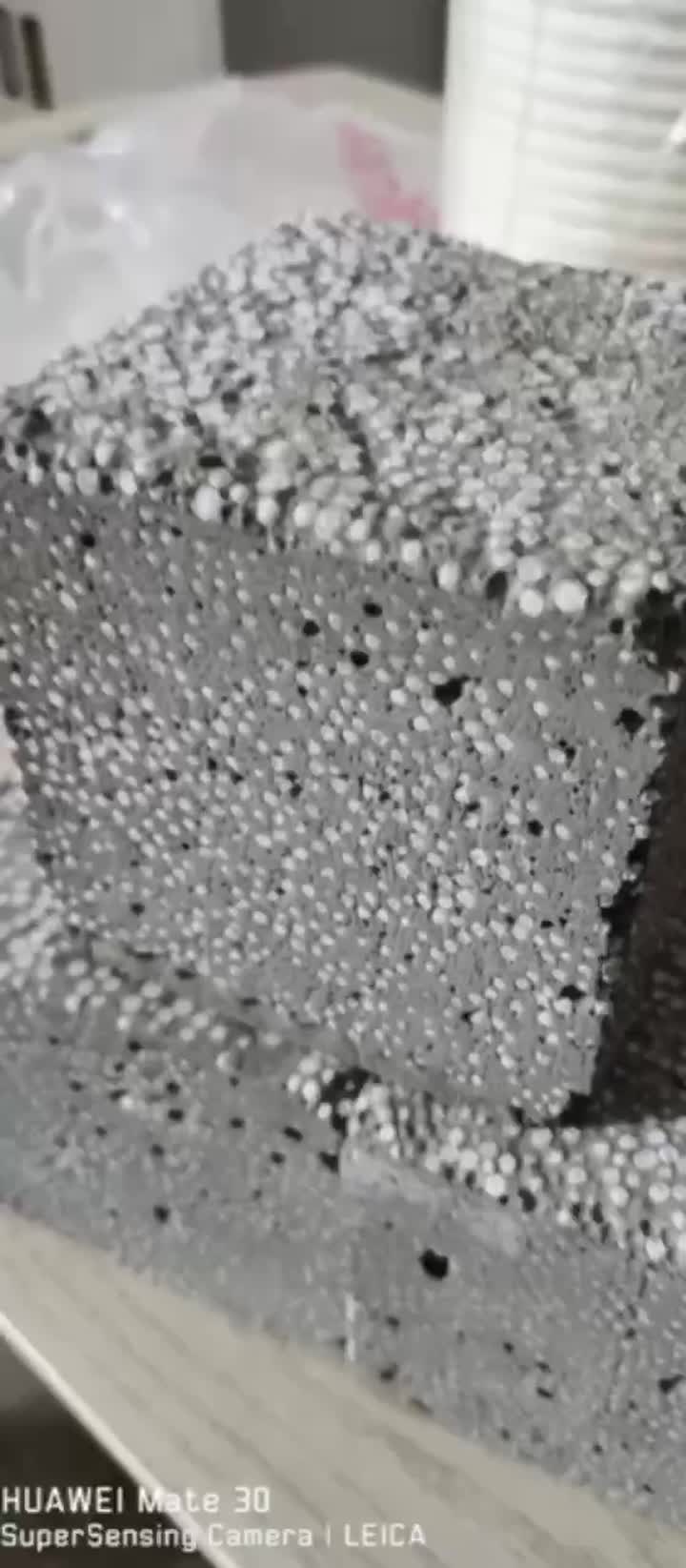 Polystyrene particle insulation brick with ST PCE