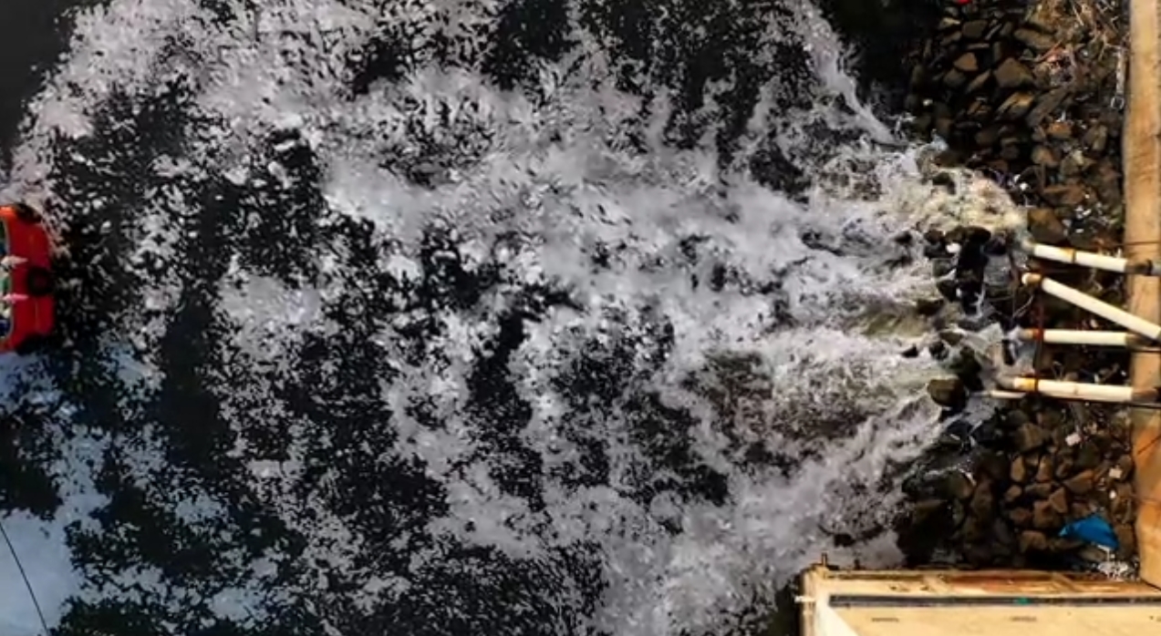 Industrial water pollution