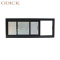 simple design 3 tracks aluminum sliding glass window1