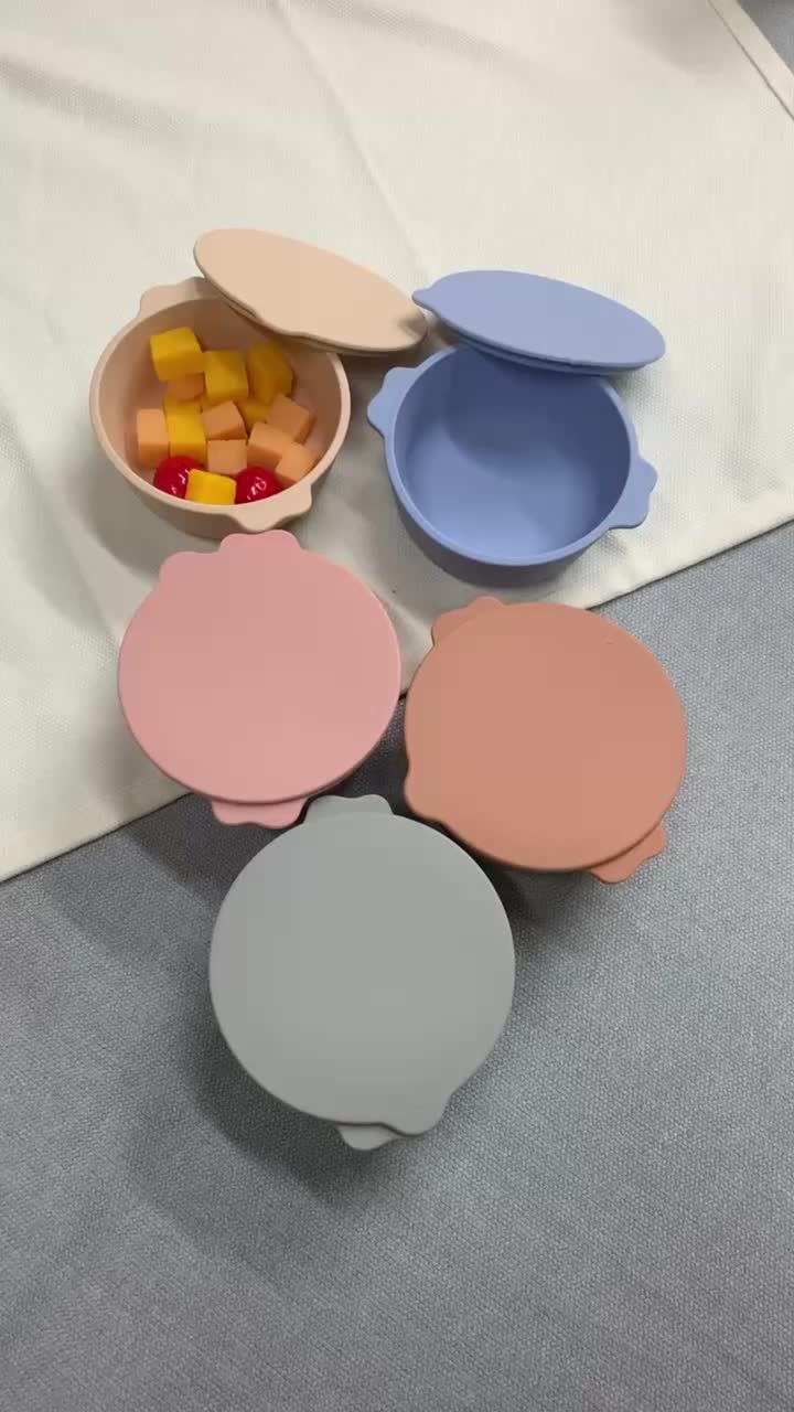 Double handles lid bowl