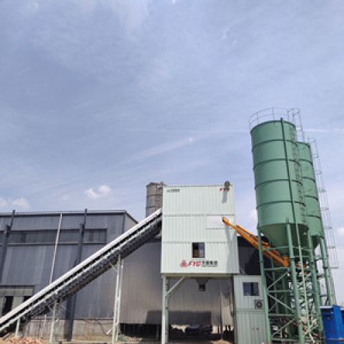 FYG HZS90 Modular Design-Design Mixing Plant ปรากฏอีกครั้งในตลาดคอนกรีตเชิงพาณิชย์