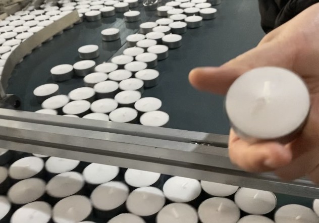 Tealight candle Factory Production