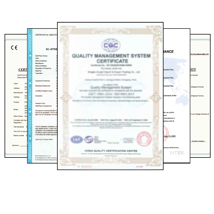 Certificates