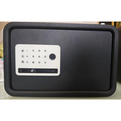 Cofre de impressão digital com abertura automática | Novo cofre digital de canto arredondado desenhado profundamente para hotel doméstico
