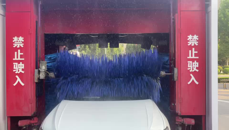 Machine de lavage de voiture de séchage à l&#39;air rapide 5 brosses d&#39;équipement de lavage de voitures à vendre1