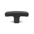 T-shaped Rotating Plastic Furniture Handle with Brass Insert - HL121901