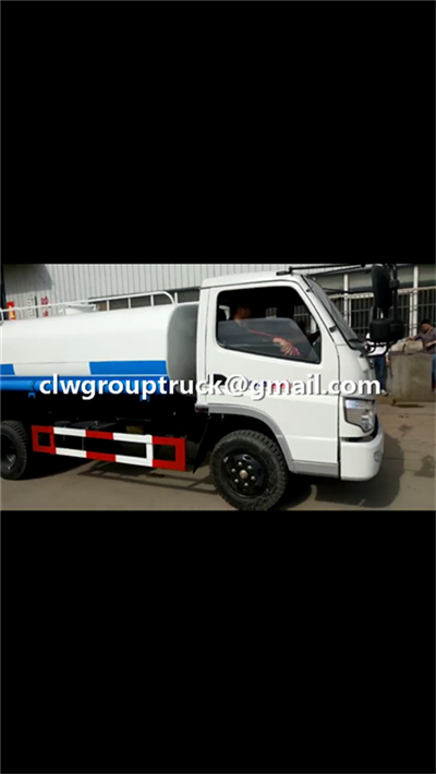 CLW GROUP TRUCK FOTON SFC 5CBM Water Tank Truck is shipping to customer