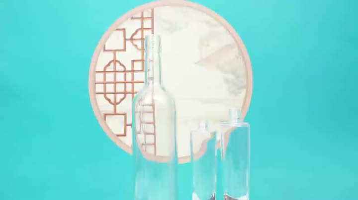 Fabbrica cinese in vetro di liquore di alta qualità a buon mercato