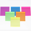 Joytop Custom Wholesale 76x76mm Self-Adhesive Colored PET Transparent Sticky Notes Pad - 50 Sheets1