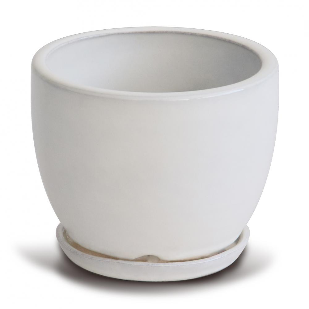 Delicate Flower Pot White 1