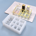 Diy Crystal Beauty Display Epoxy Lipstick Storage Box Silicone Mold1