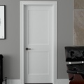 Cheap Craftsman Style 2 Panel White Primer Hollow Core MDF Interior Door1