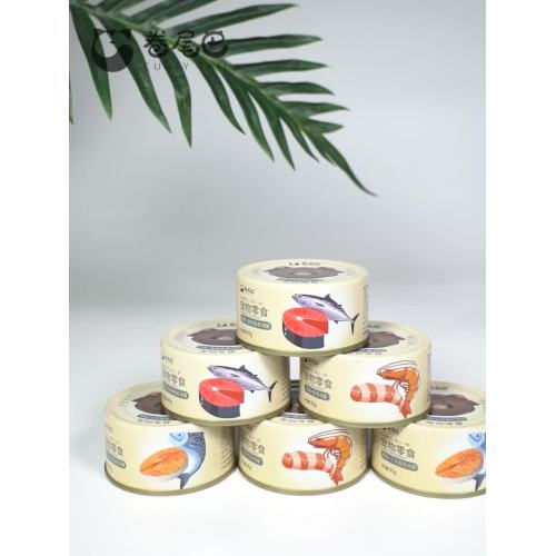 SXG-01 02 03 Lata de caldo de lanche para animais de estimação CurlyTail