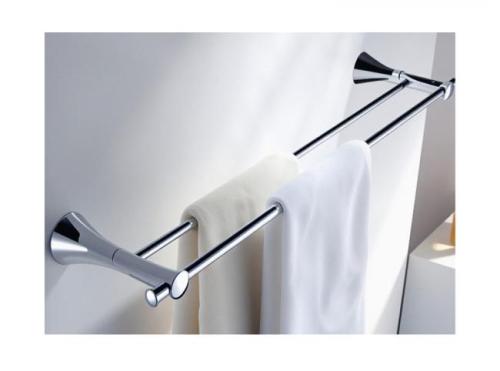 Wenzhou Niupai Kitchen and Bathroom Co., Ltd. lança barra de toalha dupla preta fosca 1512 para decoração de casa moderna