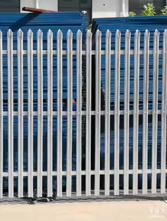 2019 Vente chaude China Factory Security Steel Palisade Fence Designs1