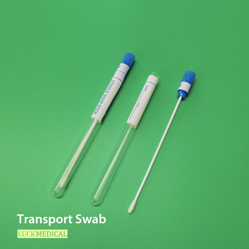 Type D Transport Swab With Plastic Stick Rayon Tip12