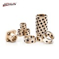CuSn12 JM3-15 Guide Sleeve Bushing/HT250 Material Self-lubricating Bearings JDB-4/JDB8010080 Solid-lubricant-inlaid Bearing1