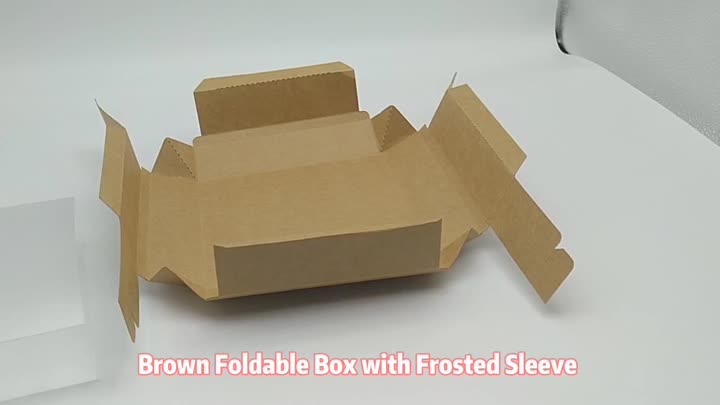 Brown Box with Frosted Sleeve