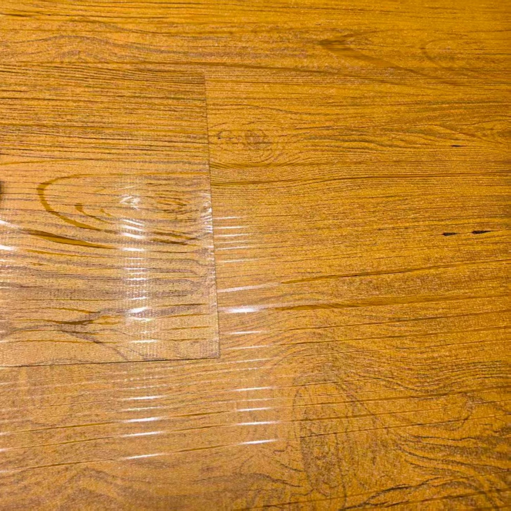 Tôle d'acier à revêtement couleur fluorocarbone PVDF imprimé grain de bois ~ 1