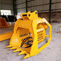 Efficient Excavator Mounted Screening Bucket for Stone Processing (6-25tons)1