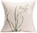 Throw Pillow Covers Green Leaf Floral Decorative Throw Pillow Case Cushion Cover Cotton Linen Pillowcase1