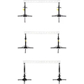 6M Heavy Duty Crank Stand for LED Speakers and Lighting - 250KG Load, Adjustable Height 1.9m to 6m1